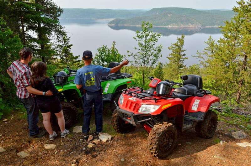 15 min. Tadoussac : Guided ATV tour excursion - From Ferme 5 Étoiles to the Saguenay woods