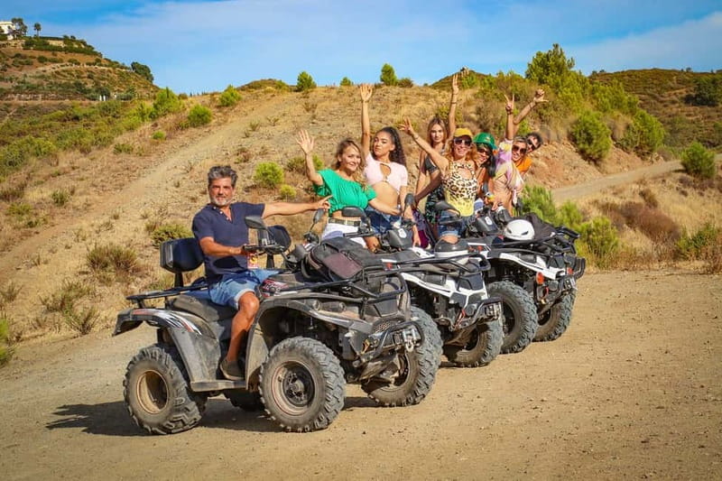 2 hours Quad Tour Marbella - 170€ per Quad up to 2 people - Río Real brings a welcome break