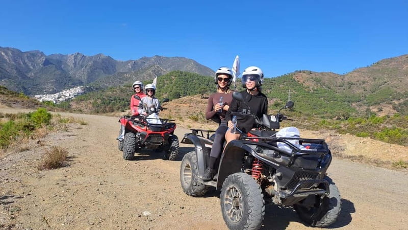 2 hours Quad Tour Marbella - 170€ per Quad up to 2 people - Driving rules need careful attention