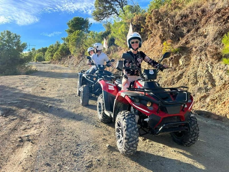 2 hours Quad Tour Marbella - 170€ per Quad up to 2 people - What the two-hour route feels like