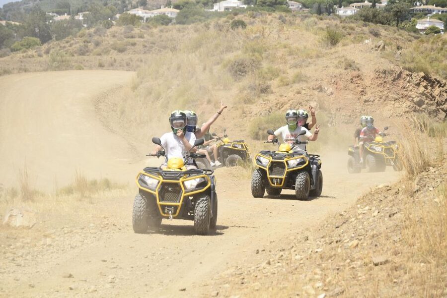 3 hours quad Mijas Tour (Price for quad 1-2 pax) - The guide and group size