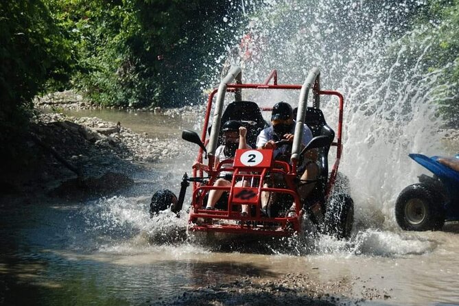 3 in 1 Rafting , Buggy Safari and Zipline Adventure - The zipline gives you one quick rush