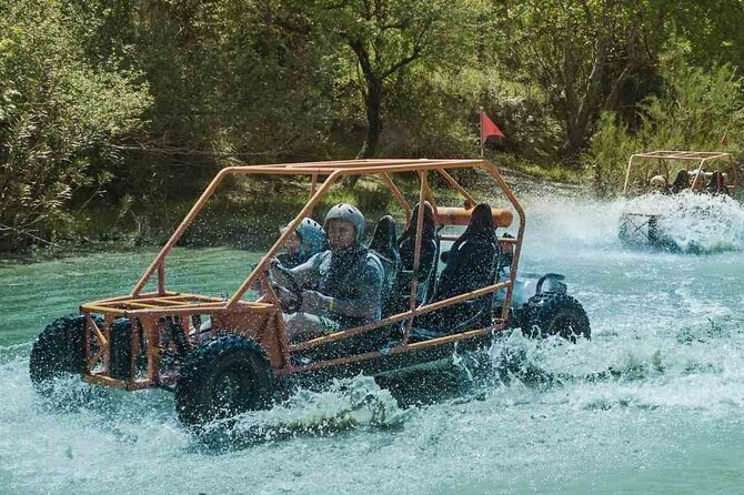 3 in 1 Rafting Buggy Safari and Zipline Adventure in Antalya - A brief zipline with quick air time