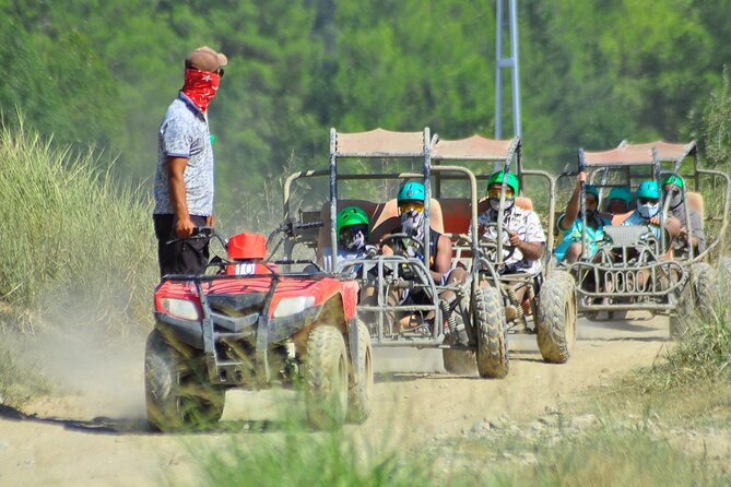 3 in 1 Whitewater Rafting, Buggy/Quad Ride and Zipline with Lunch - Buggy or quad: choose the muddy option carefully