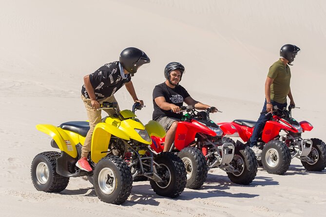 30 minutes Quad Biking, FREE Sandboarding and Content Creation - Why the Atlantis Dunes make this short ride special