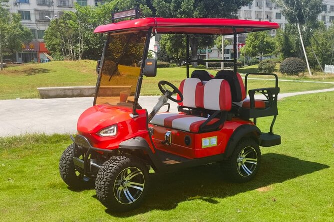 4Seater UTV Golf Cart in Grand Turk - Finding the pickup point near the cruise terminal