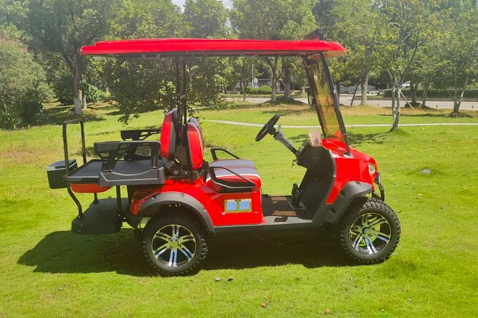4Seater UTV Golf Cart in Grand Turk - Sun, rain, comfort, and safety