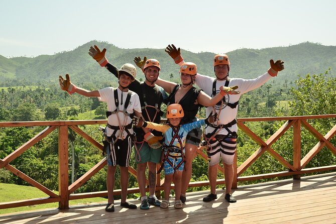 5 tours in 1 (Eco Farm/Horseback/City Tour/Buggy/Zipline) - Ziplining over the mountain terrain