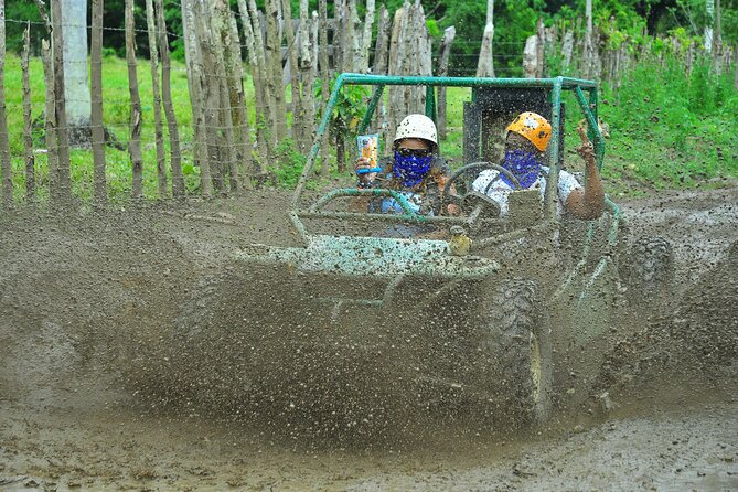 5 tours in 1 (Eco Farm/Horseback/City Tour/Buggy/Zipline) - Buggy trails, mud, and a river swim