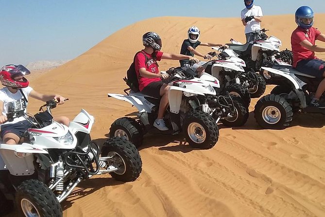 6-Hour Dubai Desert Safari with BBQ Dinner & Quad Biking - Camel riding, henna, and a taste of camp life