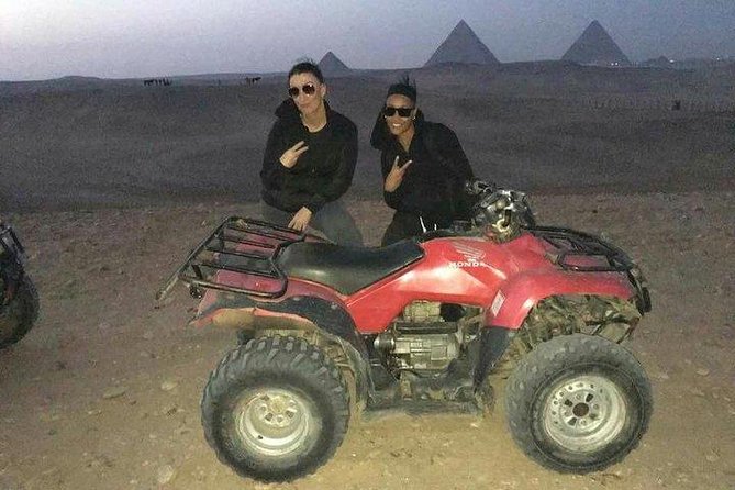 60 Min Quad Bike Ride Private Tour from Cairo or Giza - What the pyramid photo stops offer