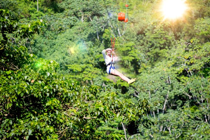 7 Tours Punta Cana: Zipline, Chairlift, ATV, Ride Horses, & More! - Zip lines that get higher and faster