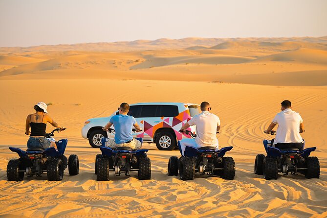 Abu Dhabi Evening Desert Safari - Private car Dune bashing & BBQ - From Abu Dhabi streets to open desert