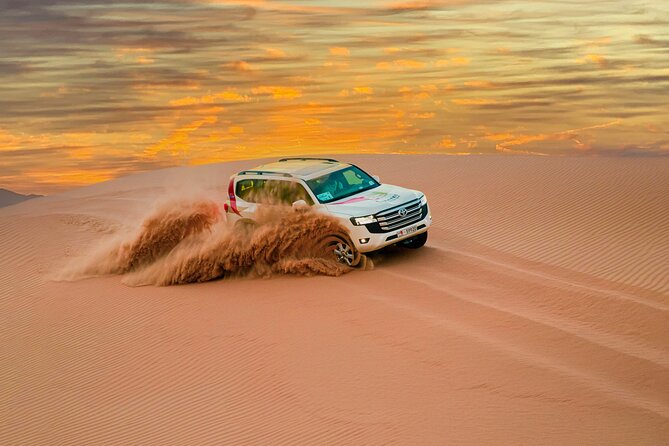 Abu Dhabi Morning Desert Safari: 4x4 Dune Bashing, Camel Ride and Sandboarding - What the 4x4 dune bash feels like