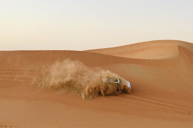 Abu Dhabi Morning Desert Safari,Dune Bashing,Sandboarding,Camel Riding&Quad Bike - Sandboarding: fun, simple, and harder than it looks