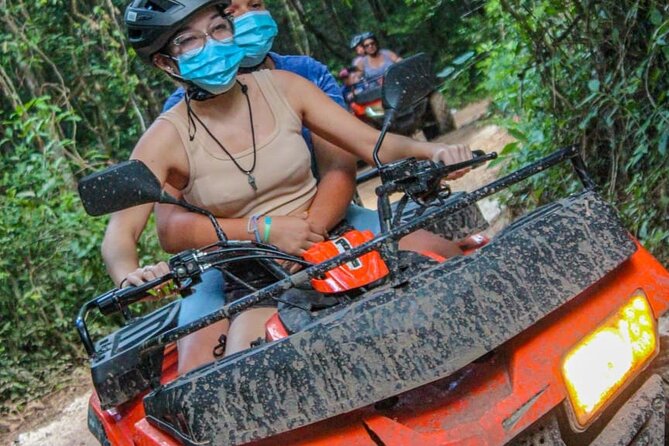 Adrenaline Tour with ATV, Ziplines and Cenote from Cancun - Ziplines and hanging bridges