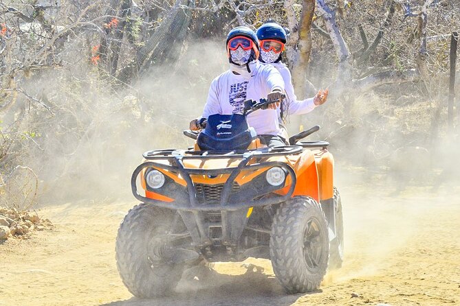 Adventure in Los Cabos Margaritas beach in ATV/UTV desert tour - Riding the desert trail for about two hours