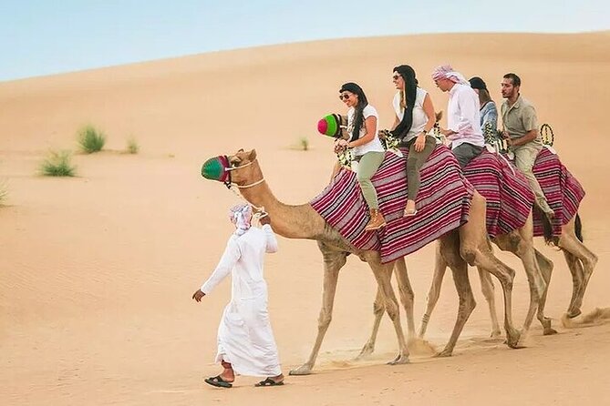 Adventurous Red Dune Desert Safari Deal with Quad Bike,Shows &BBQ - Pickup from Dubai: convenient, but allow room for delays