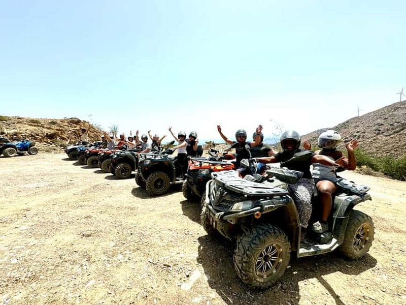 Ag. Pelagia Crete: Quad Safari to explore authentic villages - The final mountain views and return ride