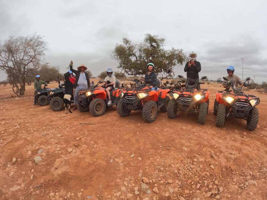 Agadir: Agafay Desert Quad Biking With Goats On The Tree - Mint tea in a Berber tent