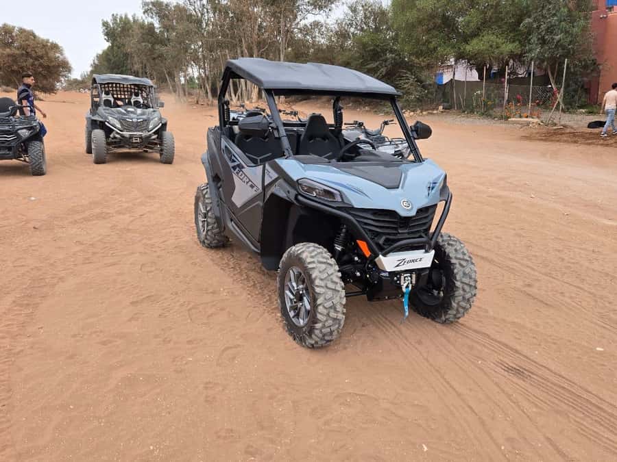Agadir: Buggy Safari with Mint Tea & Free Agadir Pick-Up - Getting ready at the Sidi Toual garage