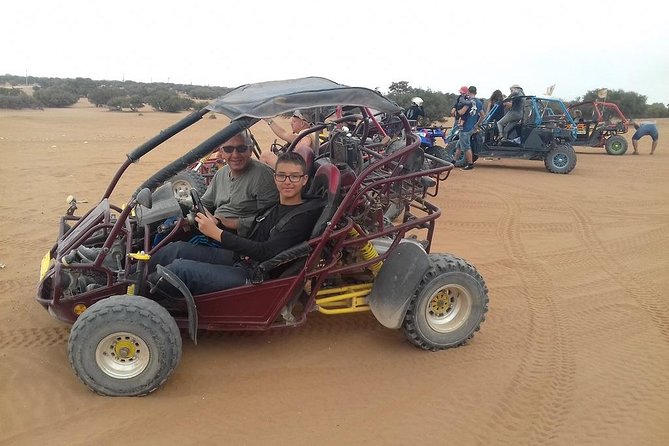 agadir dune buggies - Sand tracks beneath the argan trees