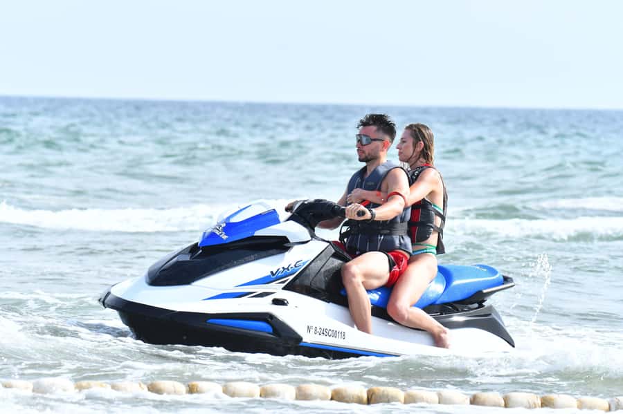 Agadir: Jet Ski Adventure W- Optional Quad Bike on The Beach - The safety briefing sets the tone