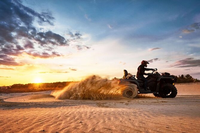Agadir Quad Bike On The Beach With Optional Desert Sandboarding - Getting comfortable on the quads