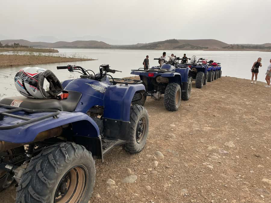 Agafay and atlas: Quad and camel experience - Leaving Marrakech by van