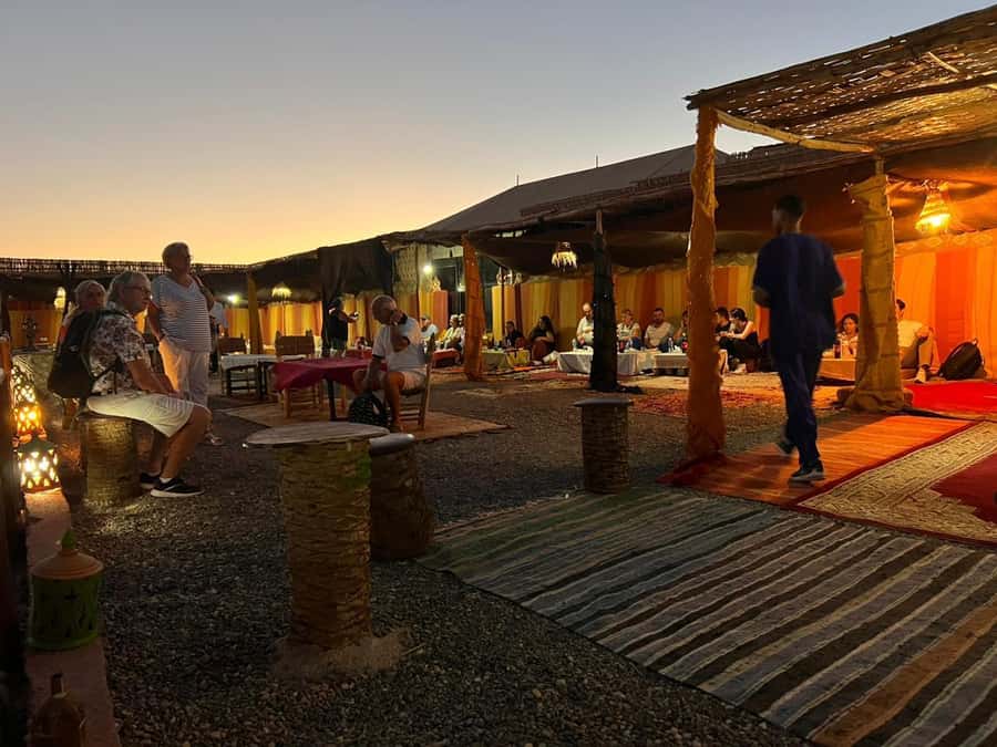 Agafay Desert: Buggy Rides, Dinner & Show Under the Stars - Sunset, tea, and time around camp