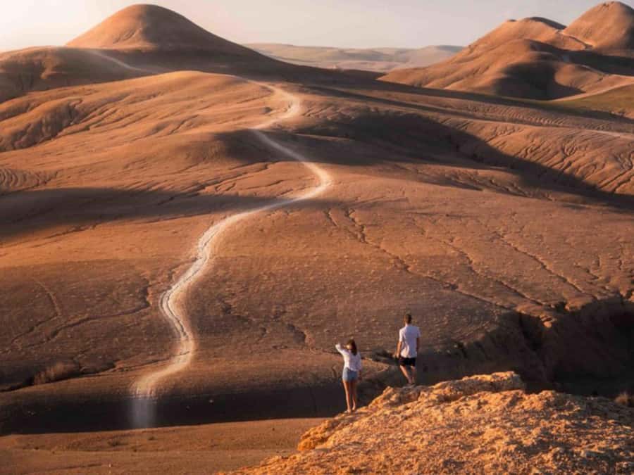 Agafay Desert Day: Quad Bike, Lunch & Swim Adventure - Camel riding with a quieter rhythm