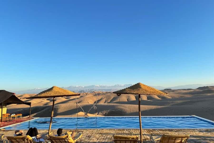 Agafay Desert Day: Quad Bike, Lunch & Swim Adventure - Leaving Marrakech for the argan oil cooperative