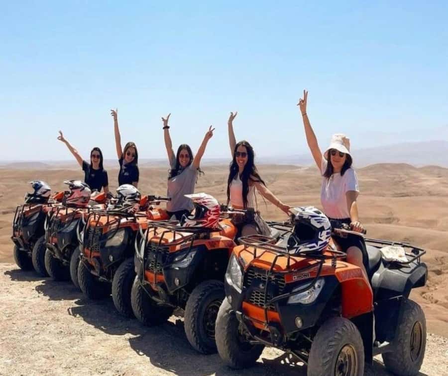 Agafay Desert Day Trip with Lunch, Quad Biking and Swimming - Lunch under the desert camp tent