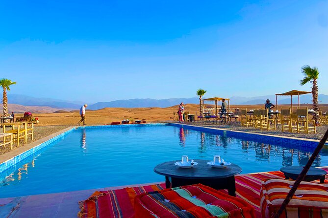 Agafay Desert: Dinner + Show with Quad Bike & Sunset Camel Ride - Moroccan Dinner Under the Stars or in a Tent