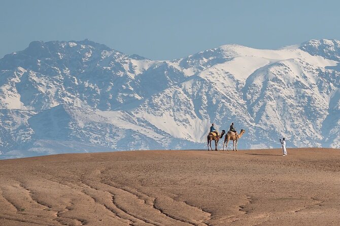 Agafay Desert Package, Quad Bike, Camel Ride and Dinner Show - Mint tea, a pool, and a pause between activities