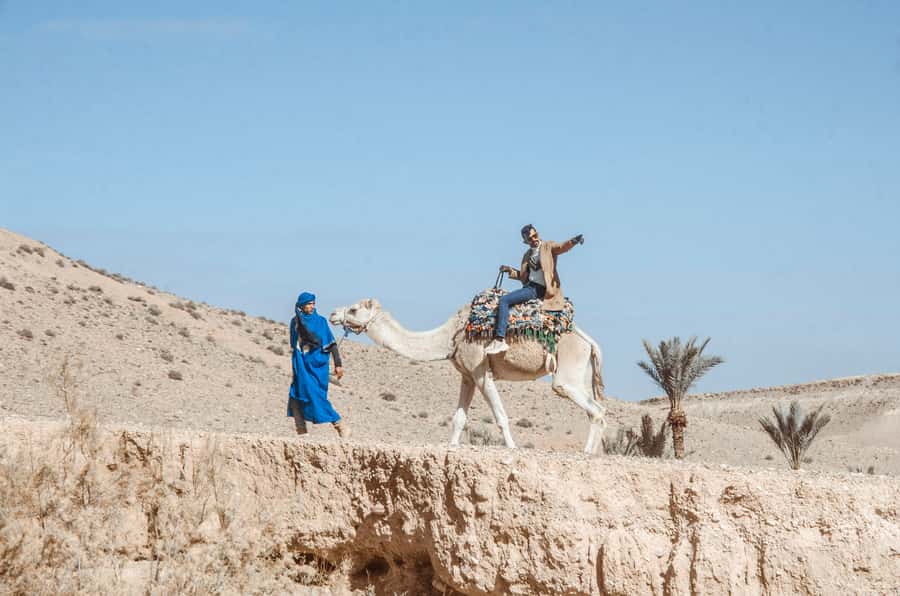 Agafay Desert: Quad Bike and Camel Ride Adventure Tour - Tea, pancakes, and a village welcome