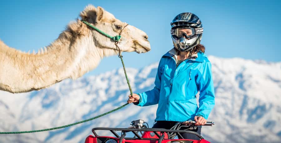 Agafay Desert: Quad Bike and Camel Ride Adventure Tour - Starting gently on camelback