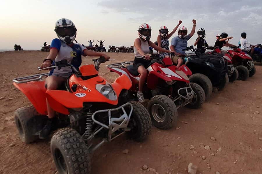 Agafay Desert: Quad Bike Experience with Lunch - Getting comfortable on the quad