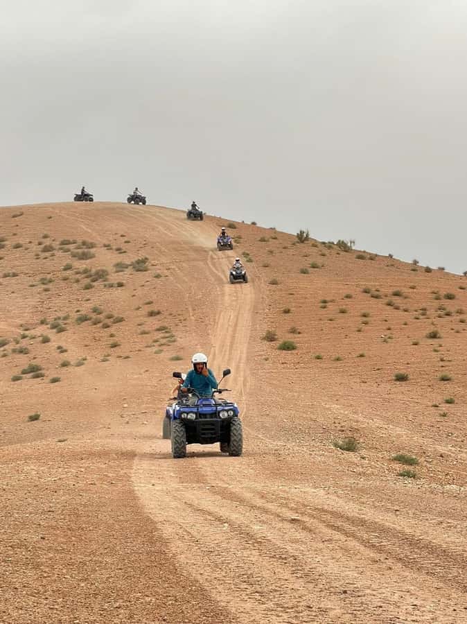 Agafay experience : Dinner with sun set camel or quad ride - Leaving Marrakech for the Agafay Desert