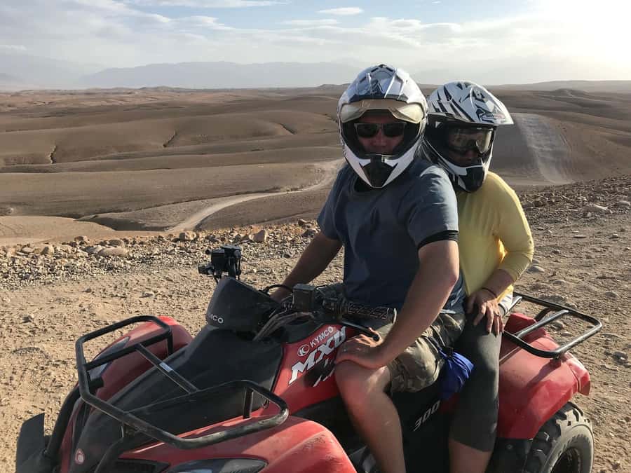Agafay: Quad, Camel Ride & Dinner Show from Marrakech - Forty minutes on a quad, with two riders per machine
