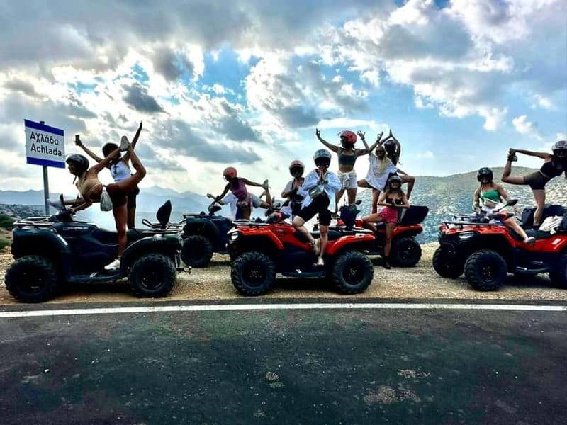 Agia Pelagia: Sunset or Morning Quad Tour & Ghost Town Visit - The return ride and the raki finish