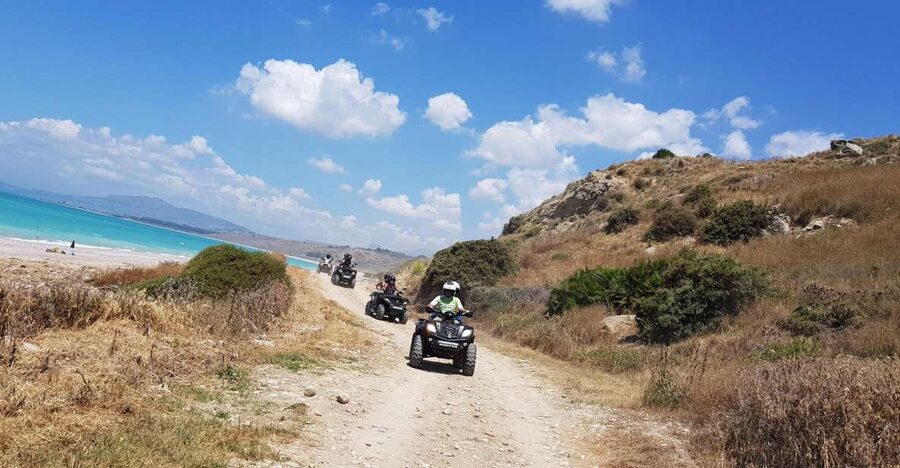 Agrigento: Off-Road ATV Tour - The River Verdura canyon and rough inland tracks
