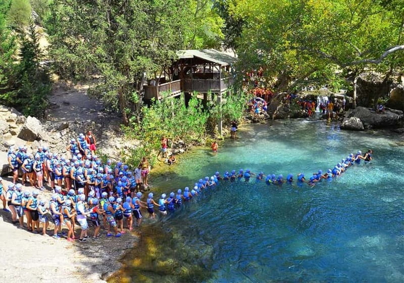 Alanya /Antalya /Side Rafting and Buggy, Quad Option Zipline - The rafting center and safety briefing