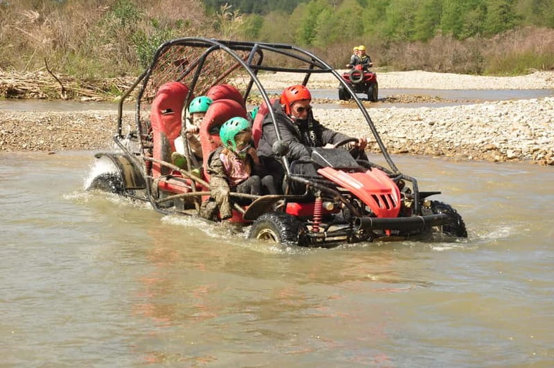Alanya Family Buggy Off-Road Fun for All! - The 20 to 30 minute river break