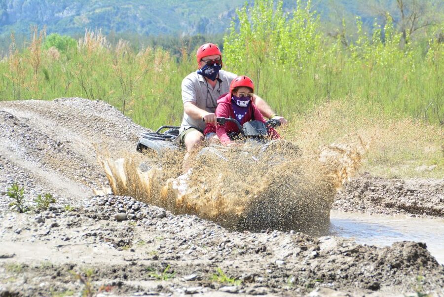 Alanya: Quad Bike Safari - Riding through forest, hills, and streams