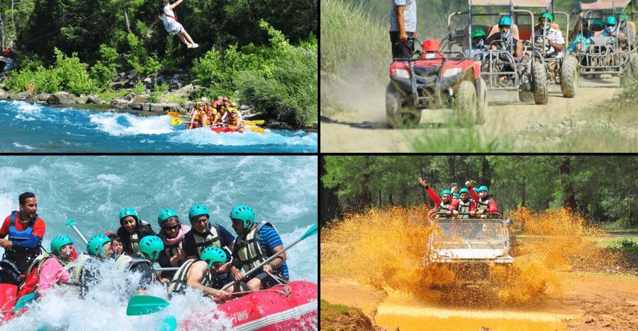 Alanya: Rafting, Zipline, Quad, Buggy, Jeep Tour with Lunch - Reaching Köprülü Canyon from Alanya