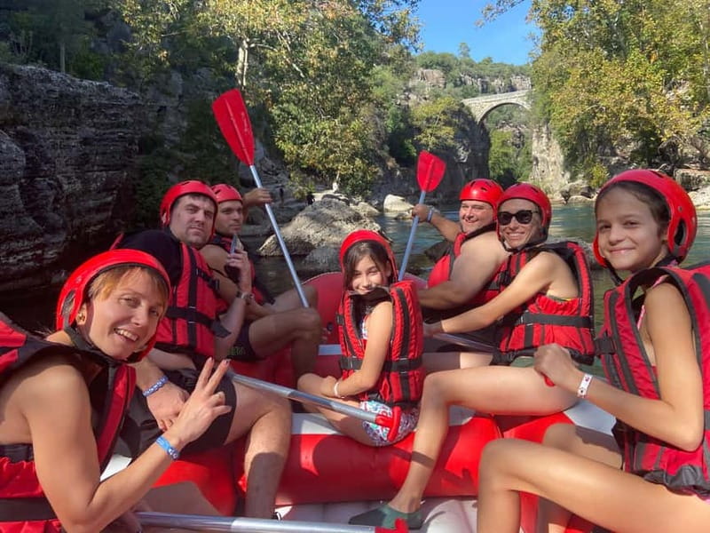 Alanya/Side/Antalya: Canyon Rafting, Buggy & Zipline Tour - Rafting through the cool river and rapids