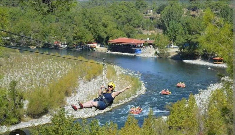 Alanya/Side/Belek: Rafting Mix W/Jeep, Quad, Zipline options - Preparing for the level 2 river