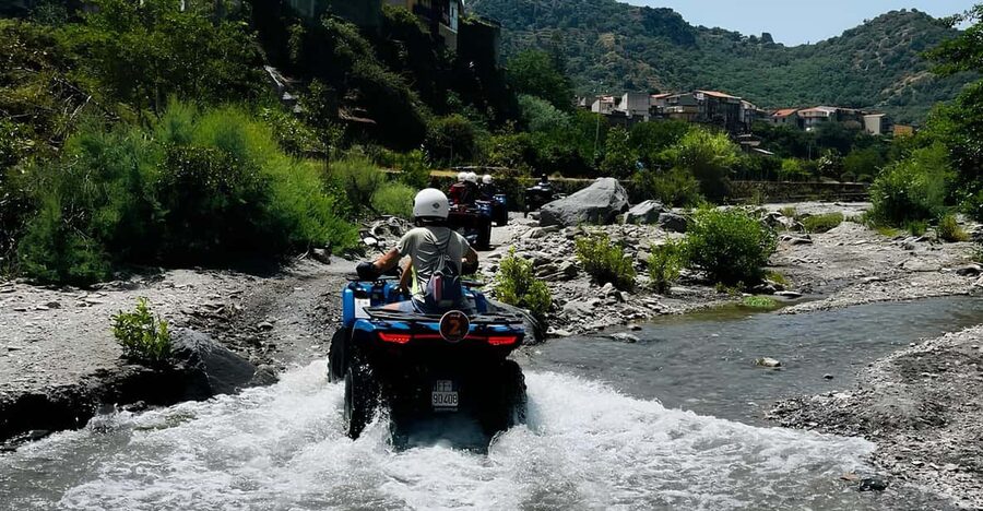 Alcantara: Valley and Gurne dell'Alcantara ATV Adventure - Starting at the Alcantara Gorge park
