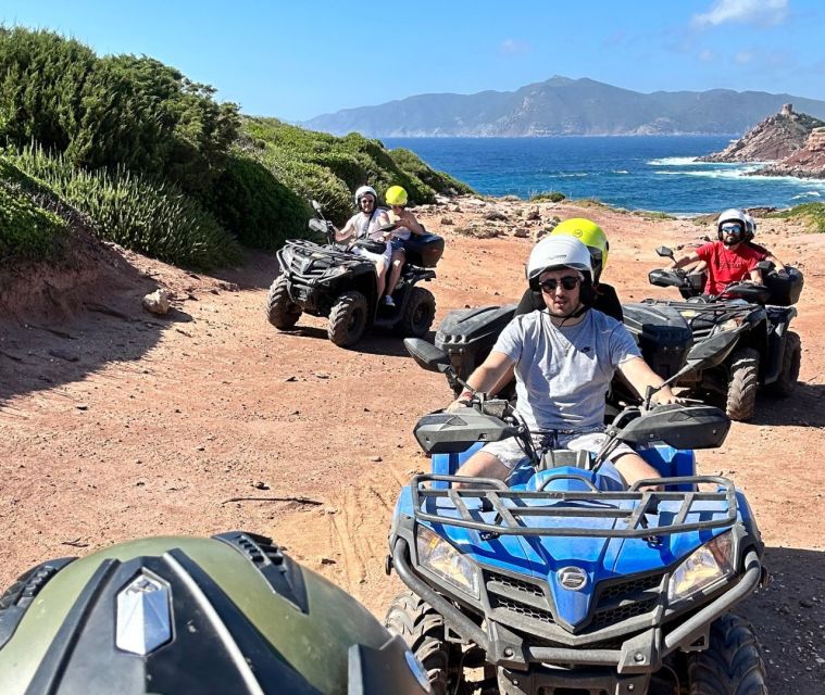 Alghero: Guided Quad Tour with Swim Stop - What to bring for a dusty, wet half-day